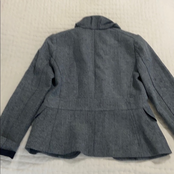 NWT J. Crew Navy Wool Blend Blazer size 0 - Picture 4 of 8